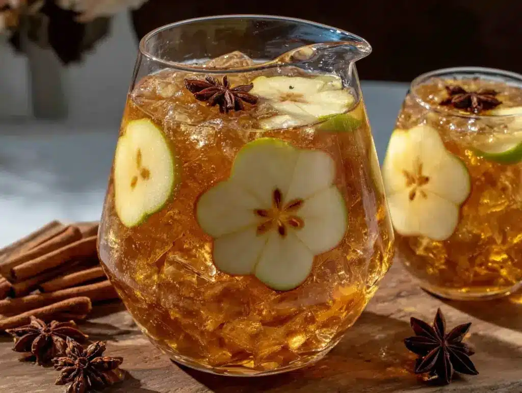 apple cider sangria - featured image