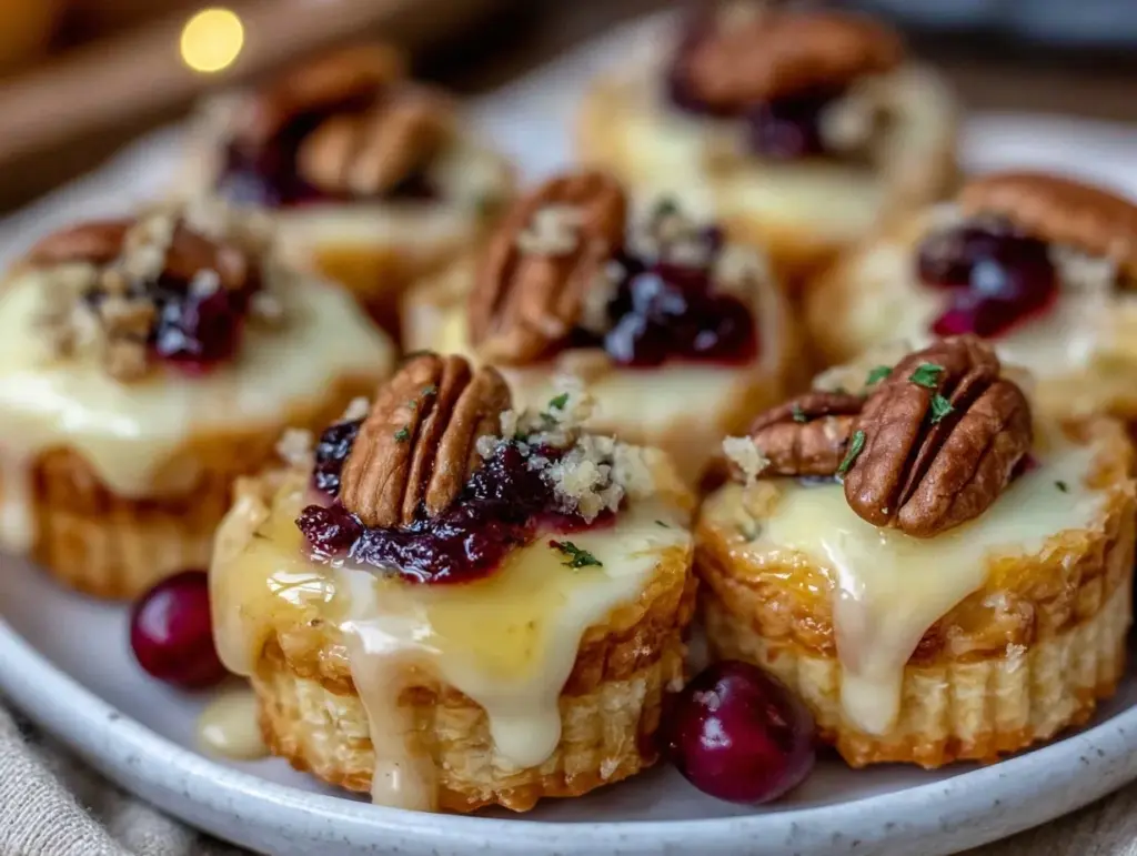 baked brie bites - featured image