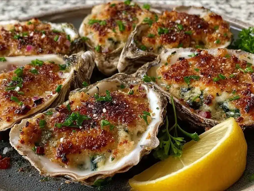 baked oysters Rockefeller - featured image