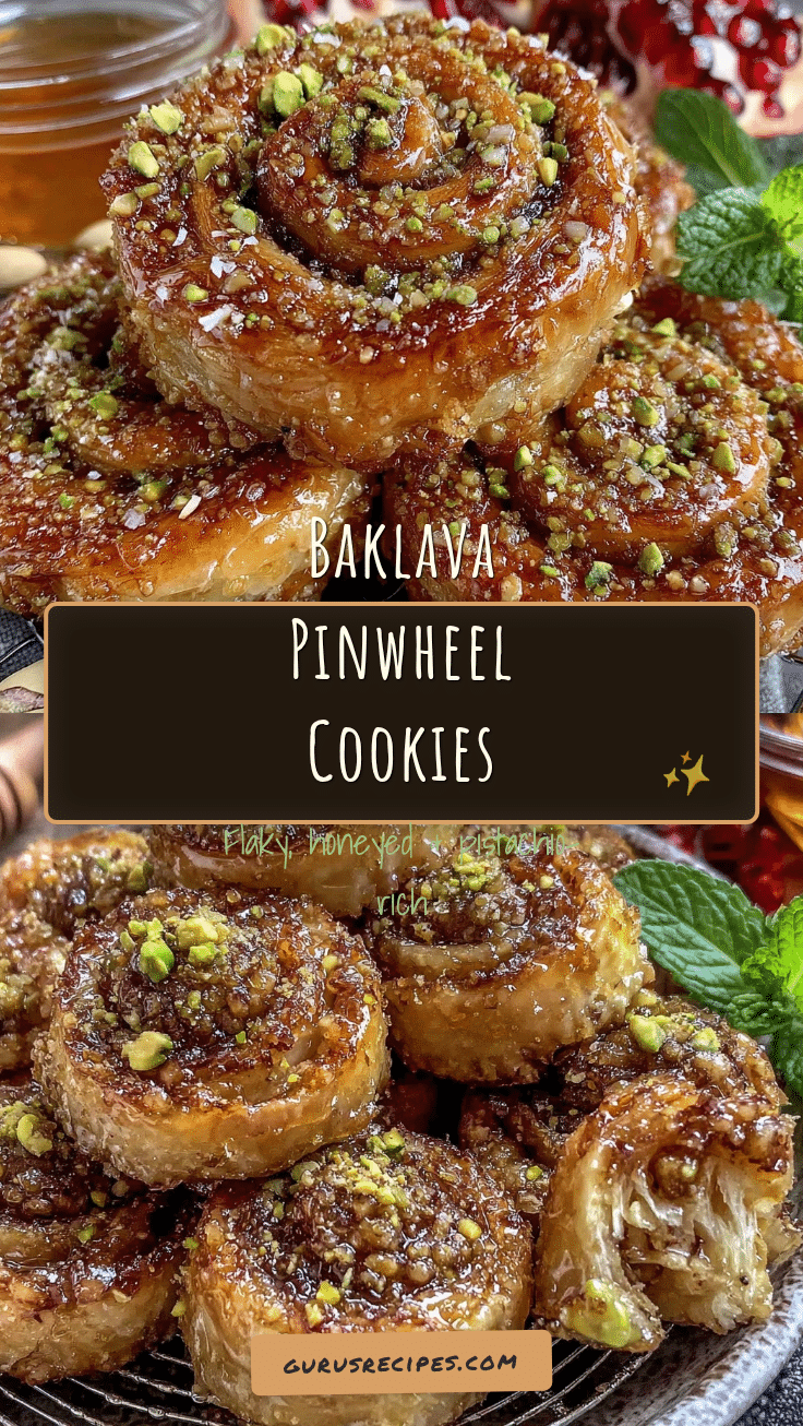 baklava pinwheel cookies recipe