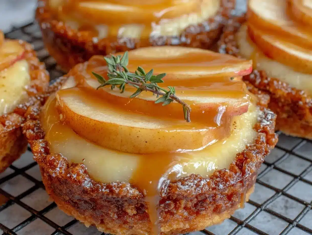 Brie and Apple Mini Tarts preparation steps