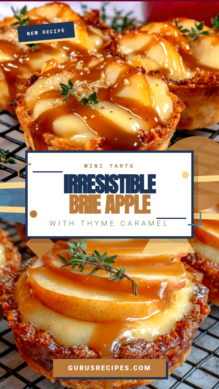 Brie and Apple Mini Tarts recipe