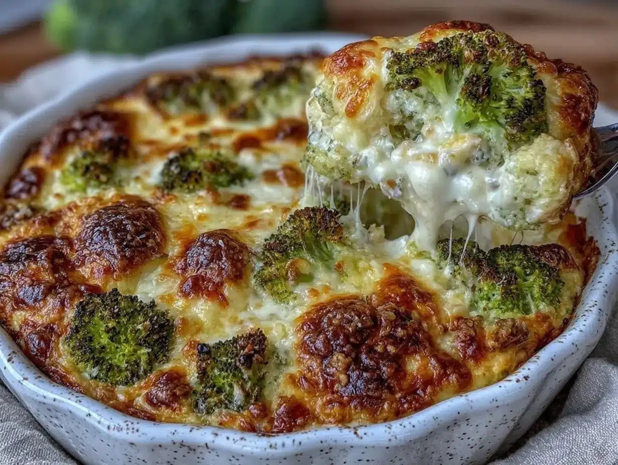 Broccoli Cheese Casserole preparation steps