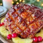 brown sugar glazed ham - featured image
