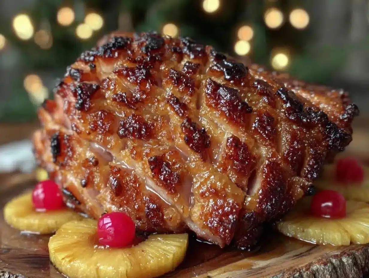 brown sugar glazed ham preparation steps
