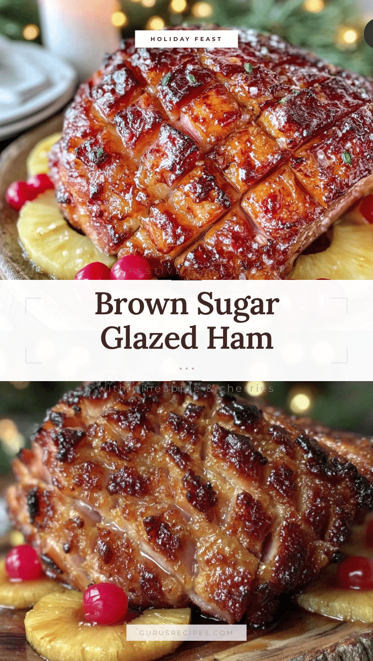 brown sugar glazed ham recipe