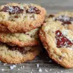 browned butter toffee chocolate chip cookies - featured image