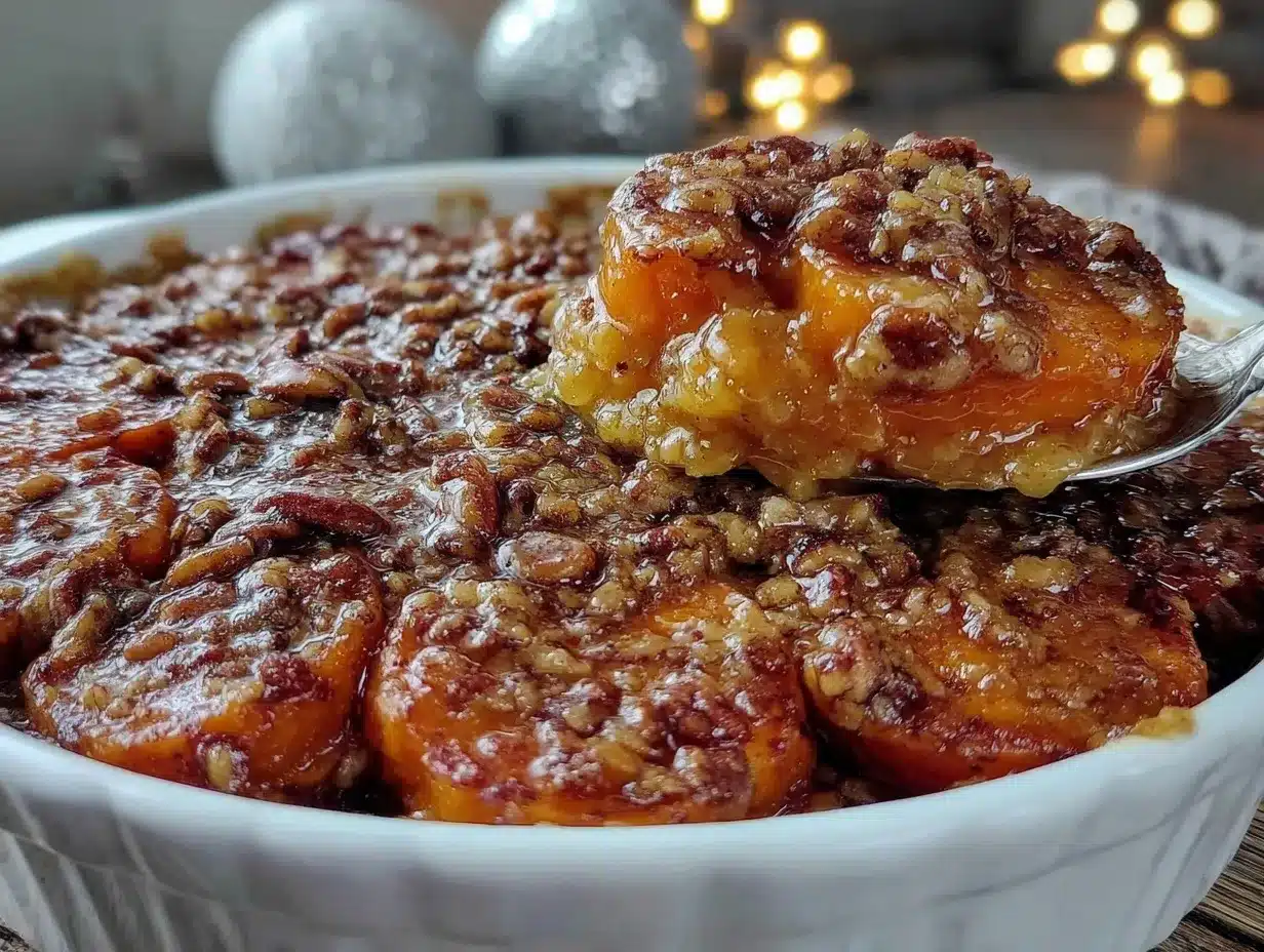 candied yams with pecan streusel preparation steps
