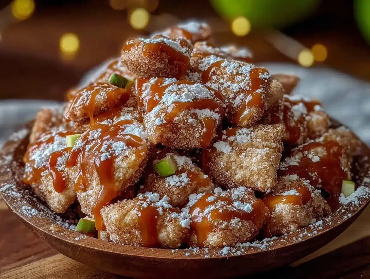 caramel apple puppy chow preparation steps