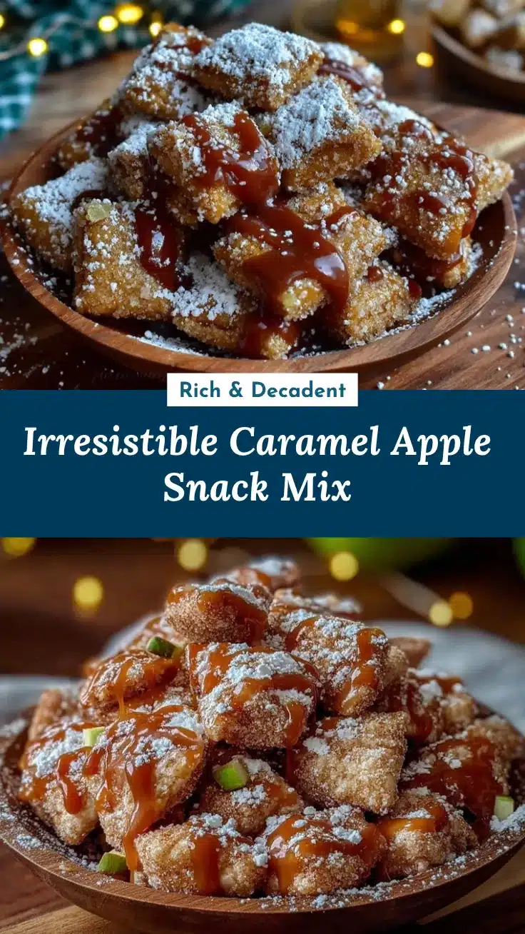caramel apple puppy chow recipe