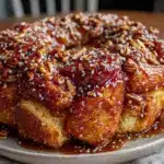 caramel pecan monkey bread - featured image