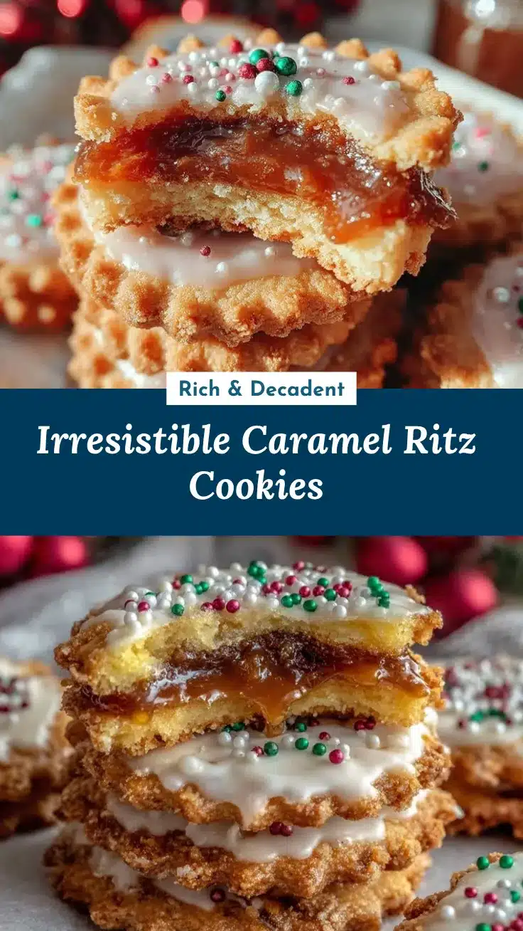Caramel Ritz Cracker Cookies recipe