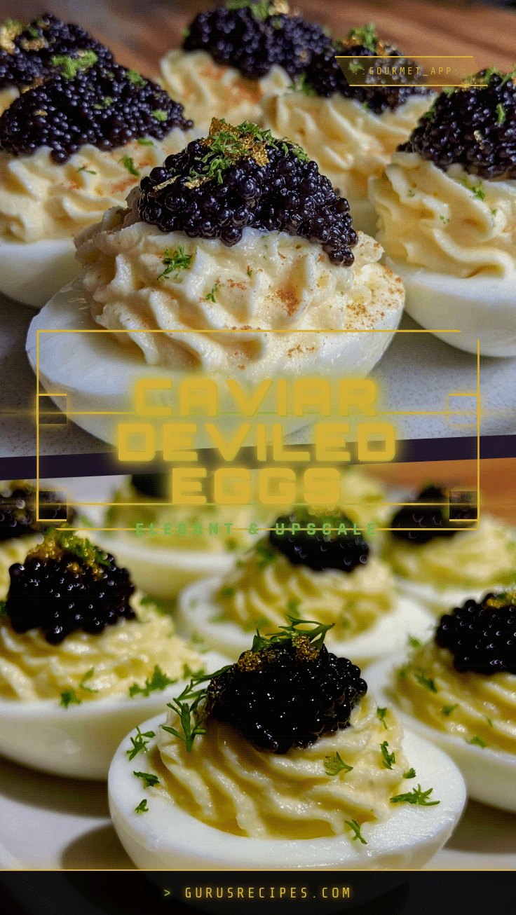 caviar deviled eggs recipe