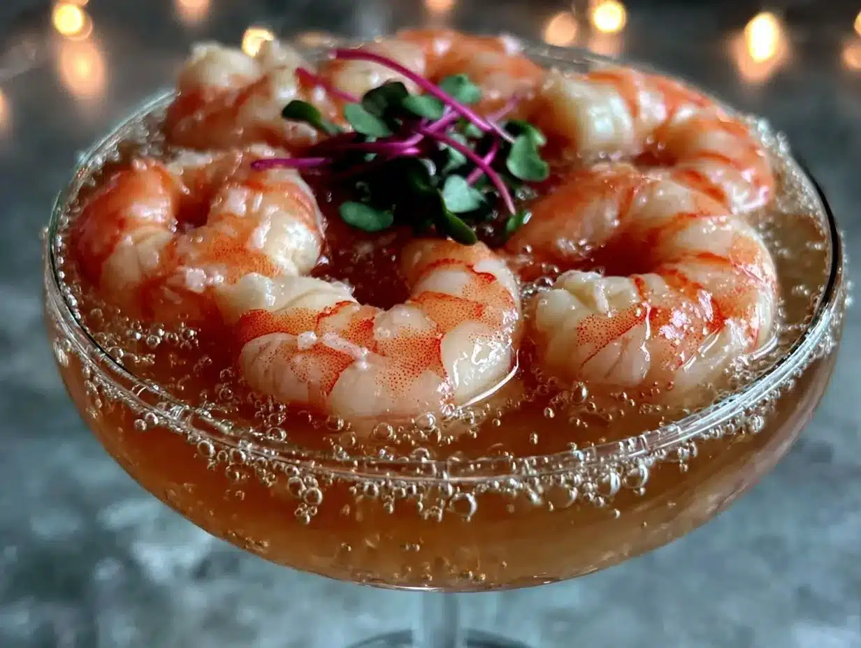 Champagne Shrimp Cocktail preparation steps