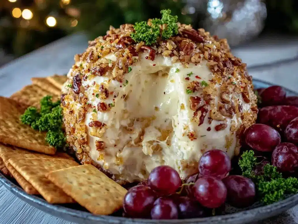 cheese ball recipe - featured image