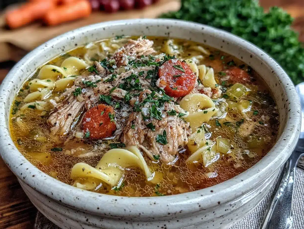 chicken noodle soup preparation steps