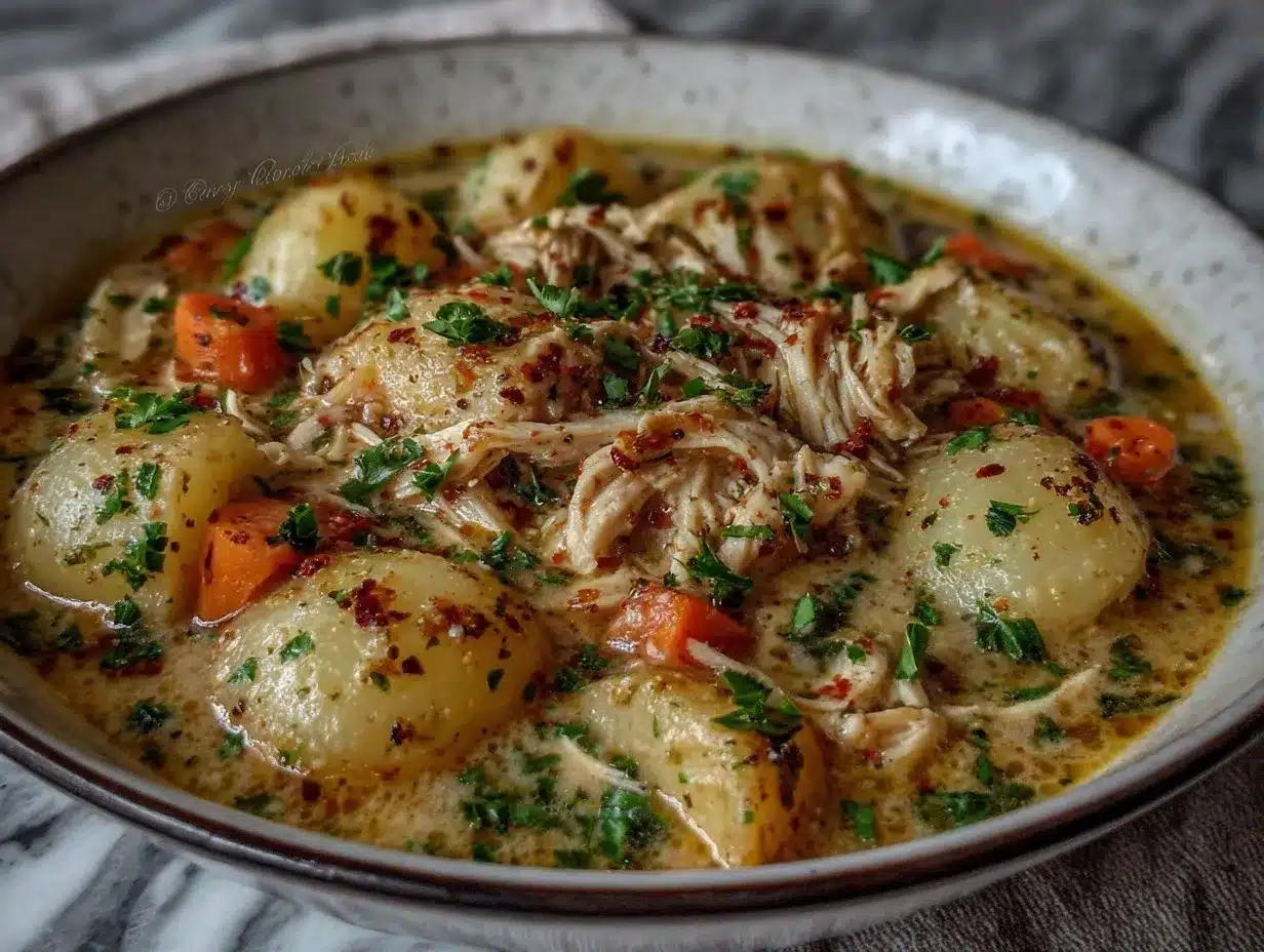 chicken potato soup preparation steps