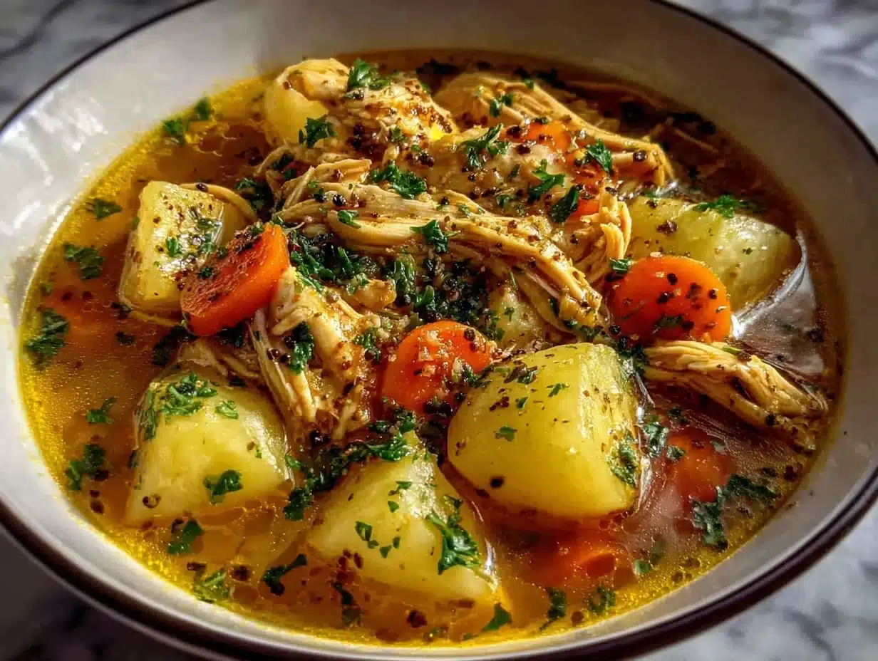 chicken potato soup - featured image