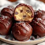 chocolate chip cookie dough truffles - featured image