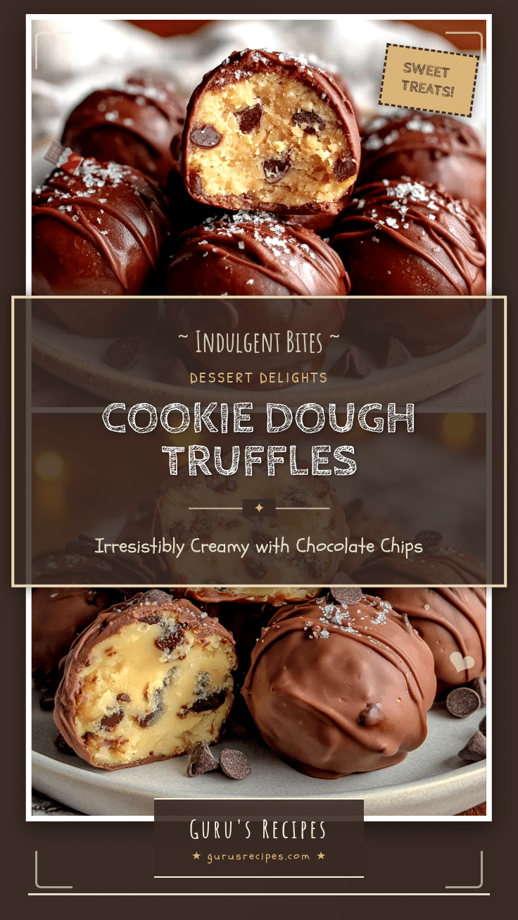 chocolate chip cookie dough truffles recipe