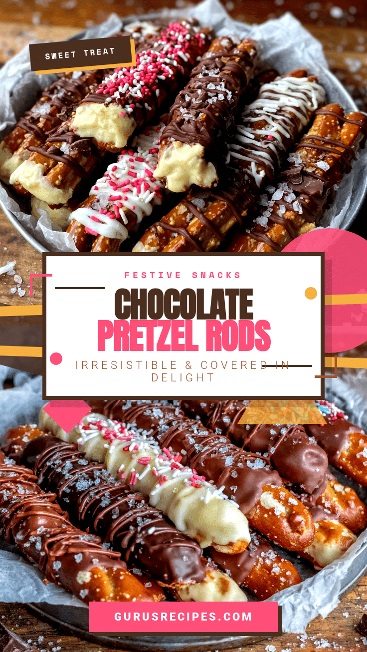 chocolate covered pretzel rods recipe