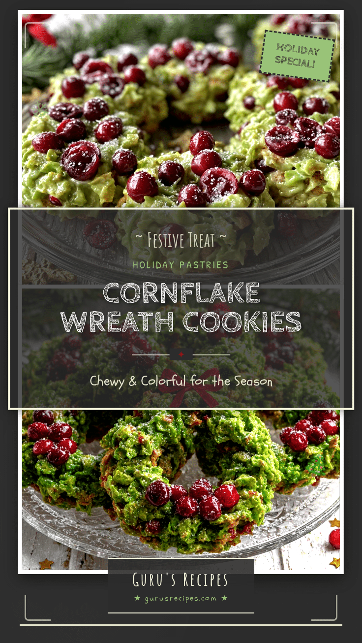 Christmas Cornflake Wreath Cookies recipe
