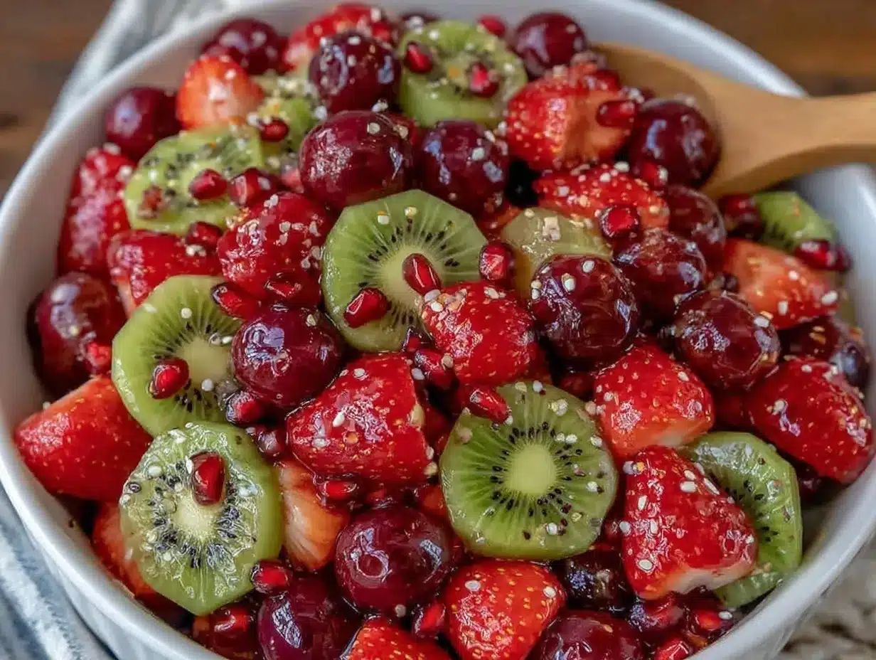 Christmas Fruit Salad preparation steps