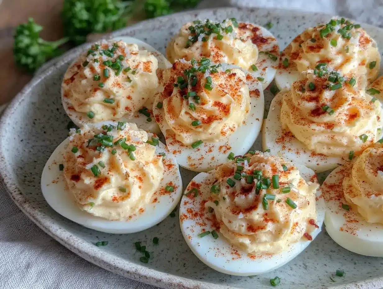 classic deviled eggs preparation steps