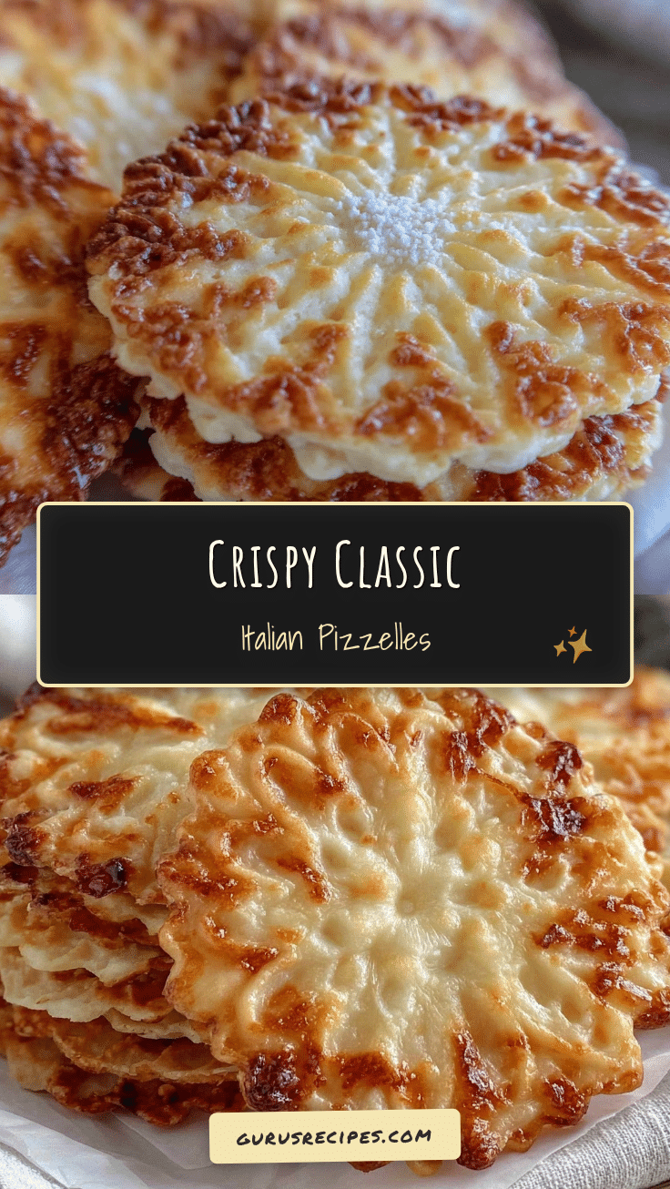 classic Italian pizzelles recipe
