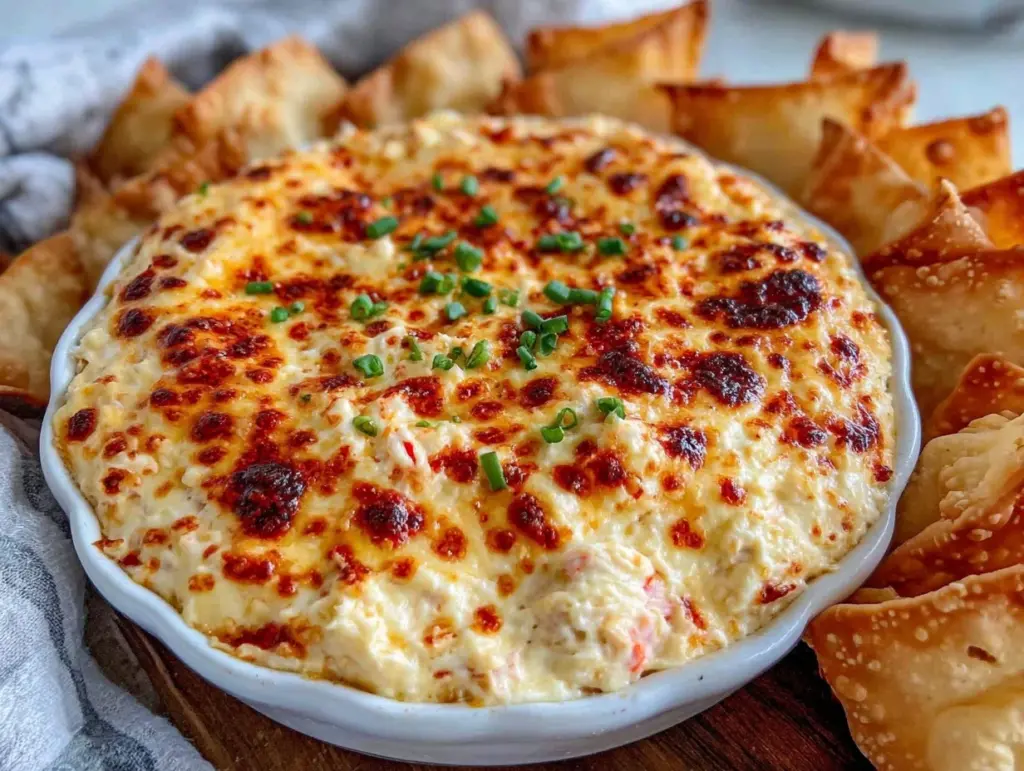 crab rangoon dip - featured image