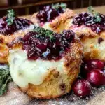 cranberry brie bites - featured image