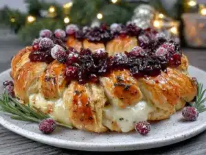 Cranberry Brie Wreath - featured image