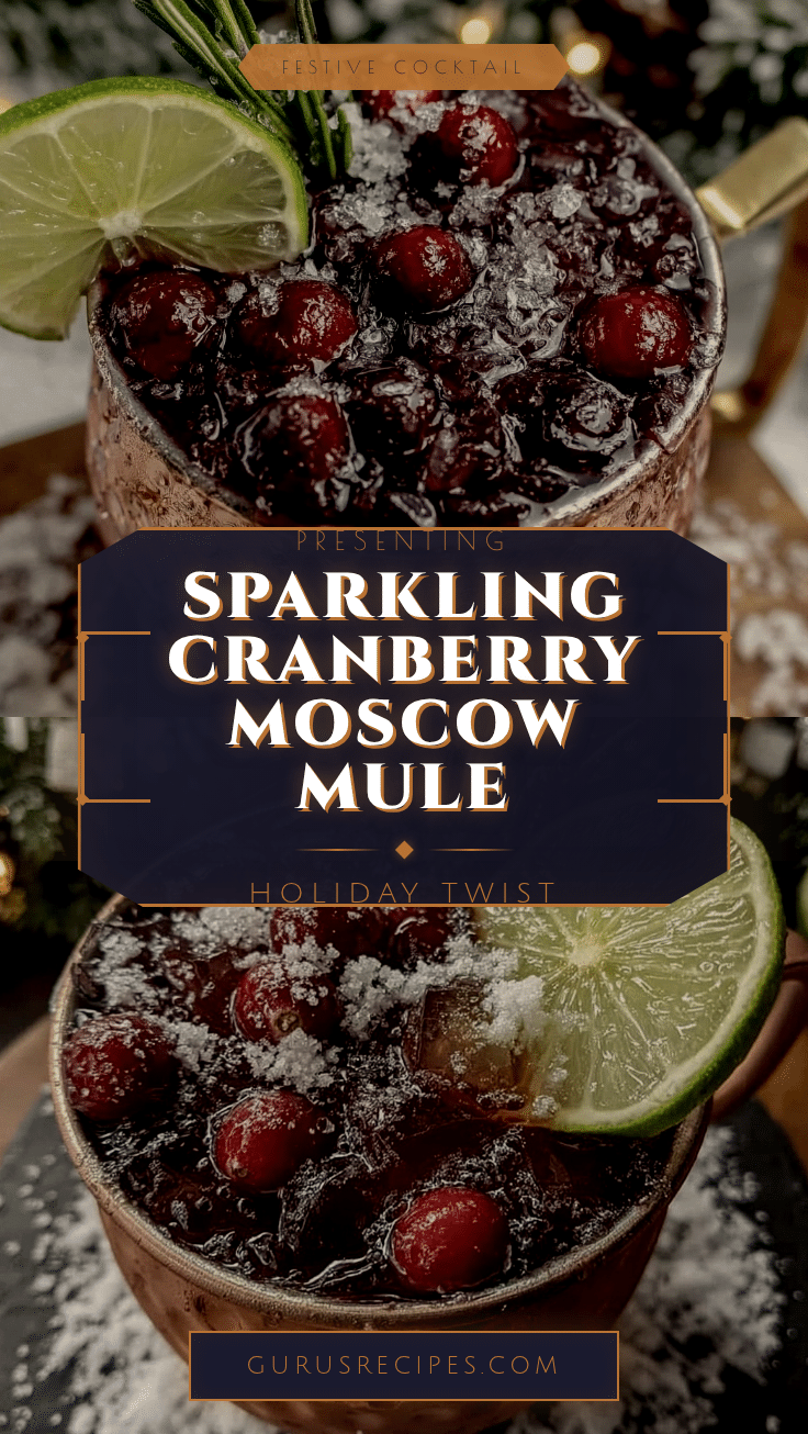Cranberry Moscow Mule recipe