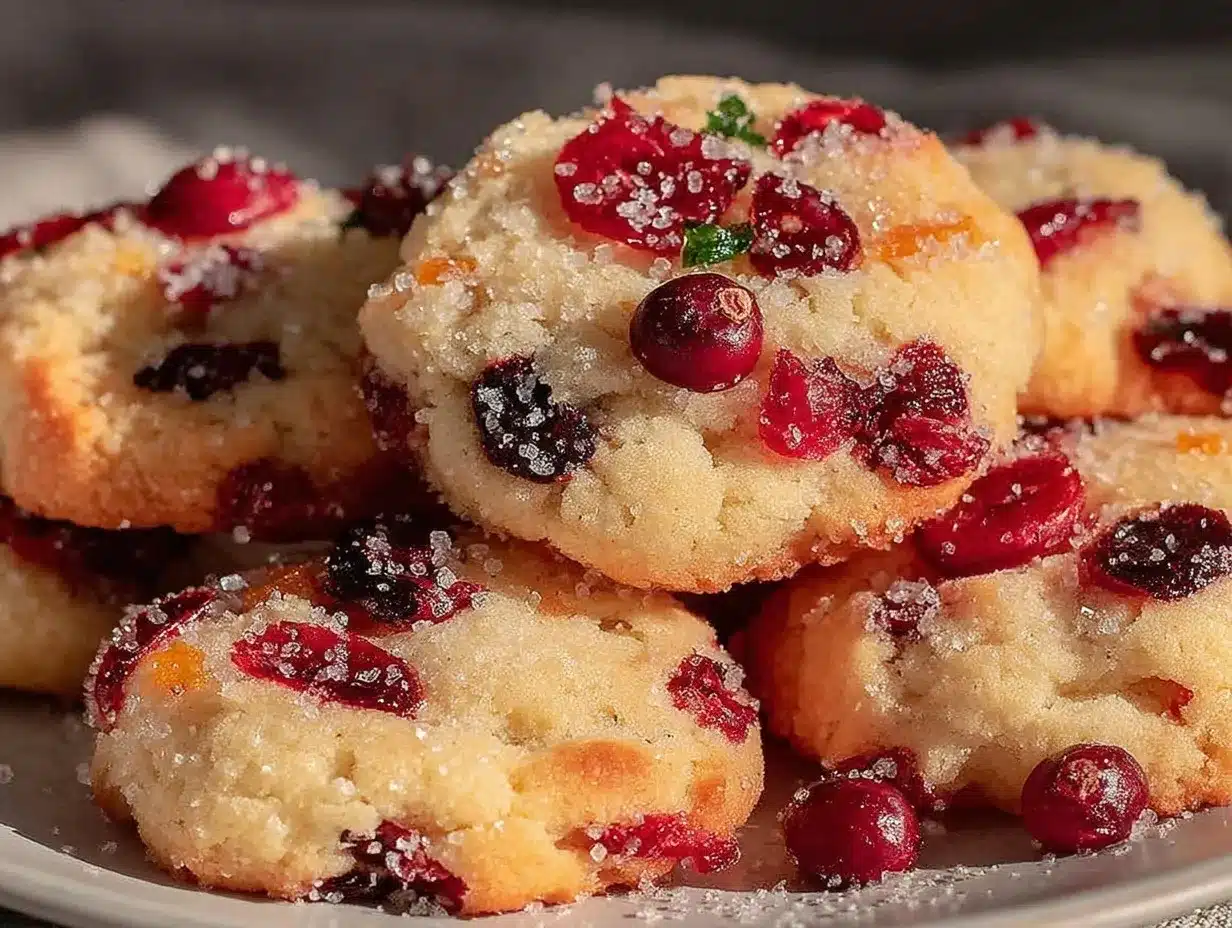 cranberry orange cookies preparation steps