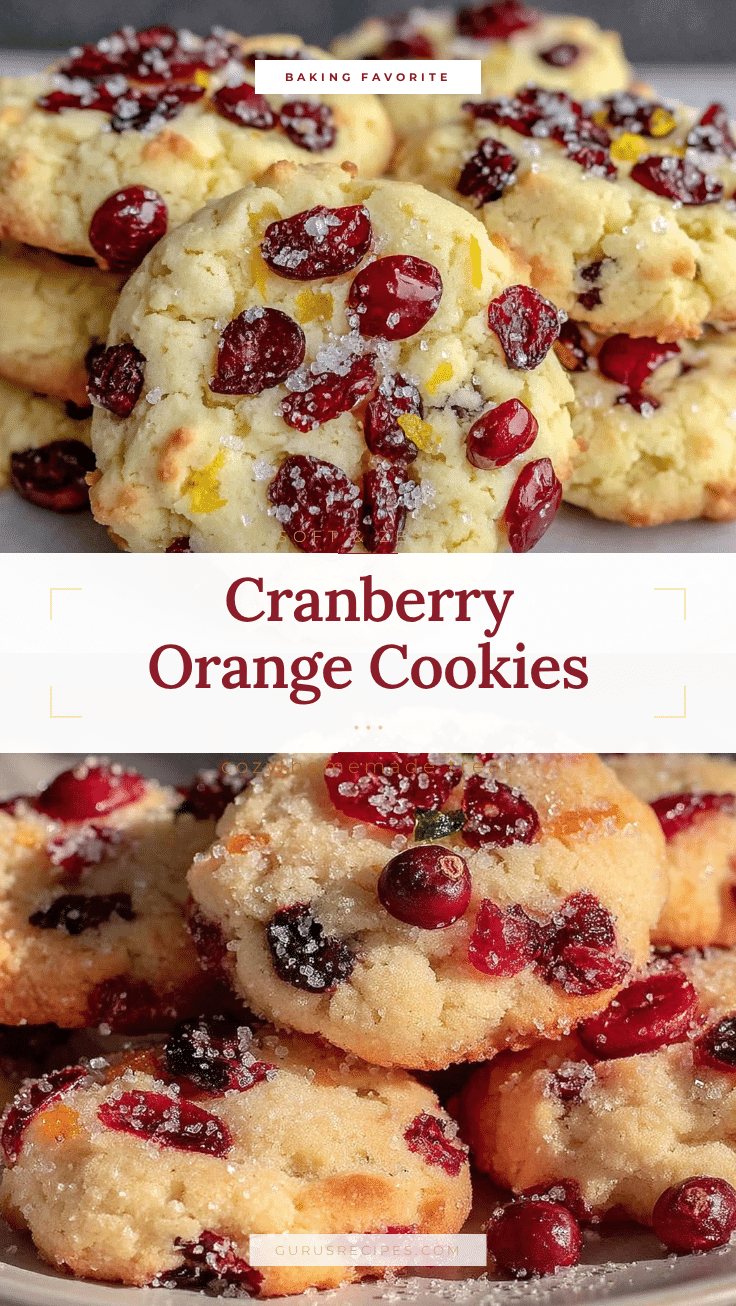 cranberry orange cookies recipe