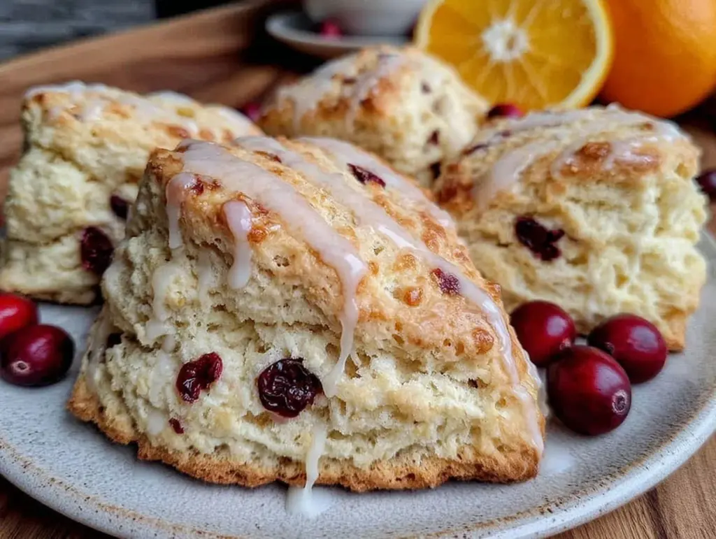 cranberry orange scones - featured image