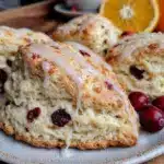 cranberry orange scones - featured image