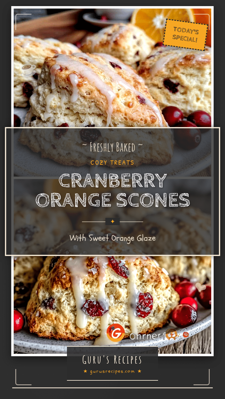 cranberry orange scones recipe