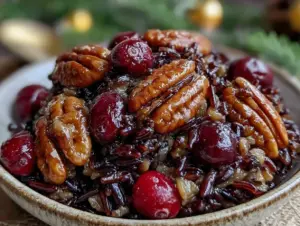 cranberry pecan wild rice blend - featured image