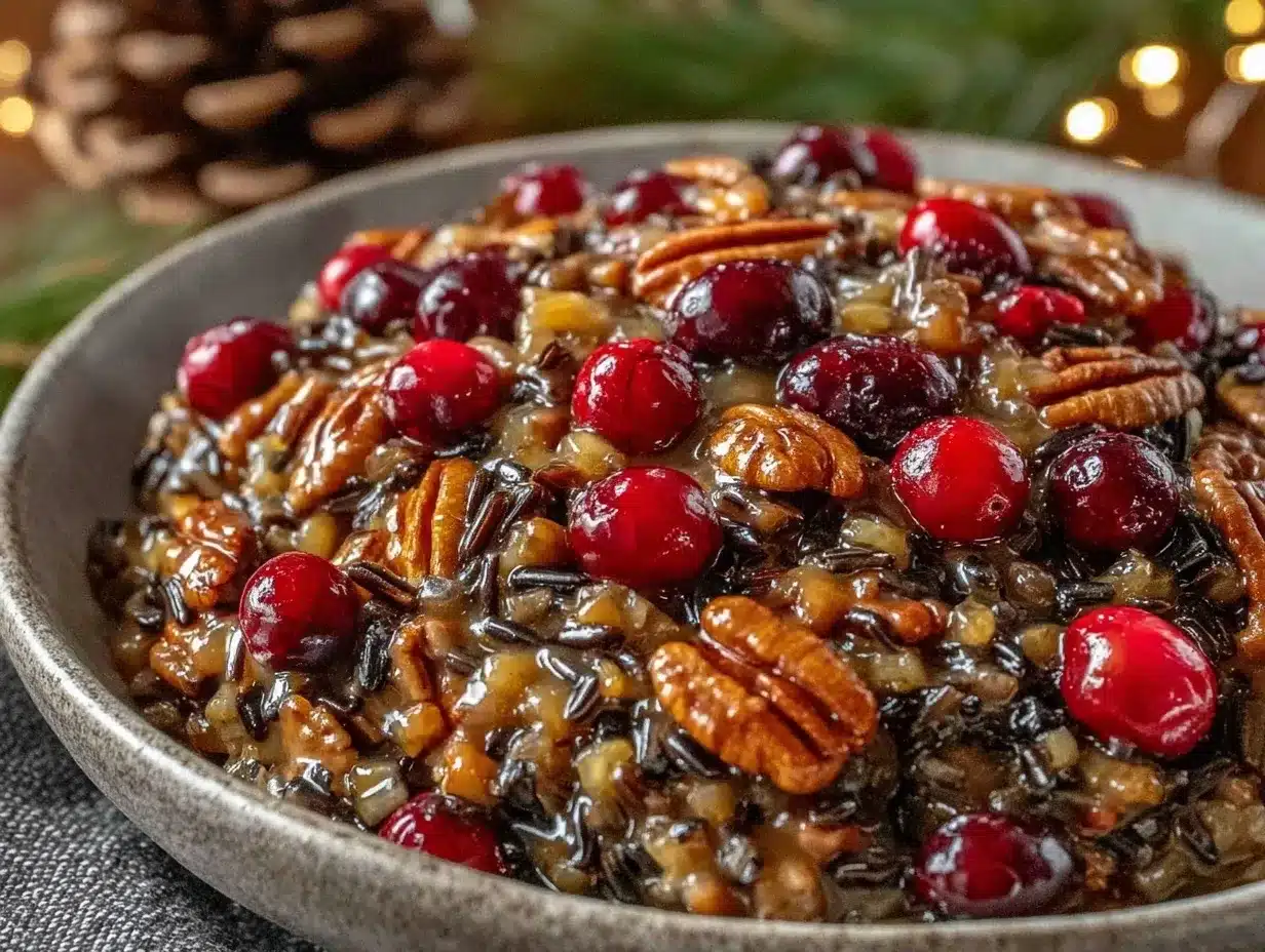 cranberry pecan wild rice blend preparation steps