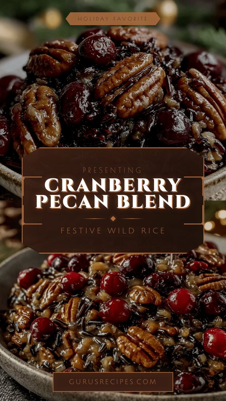 cranberry pecan wild rice blend recipe