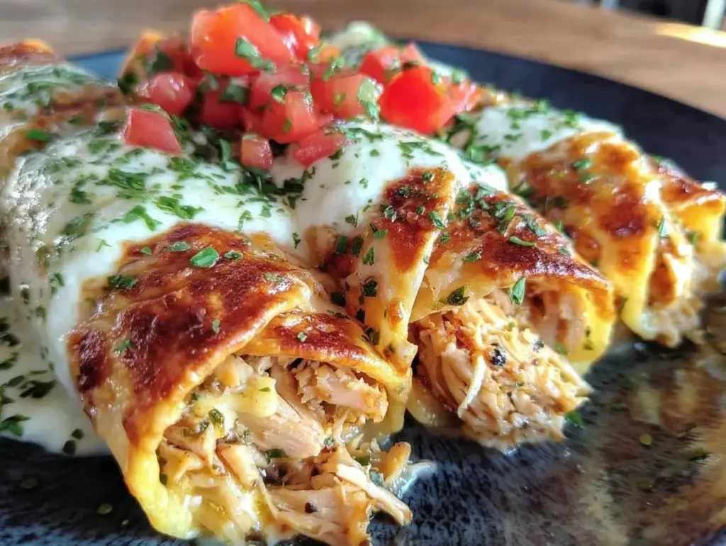 cream cheese chicken taquitos - featured image