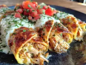 cream cheese chicken taquitos - featured image
