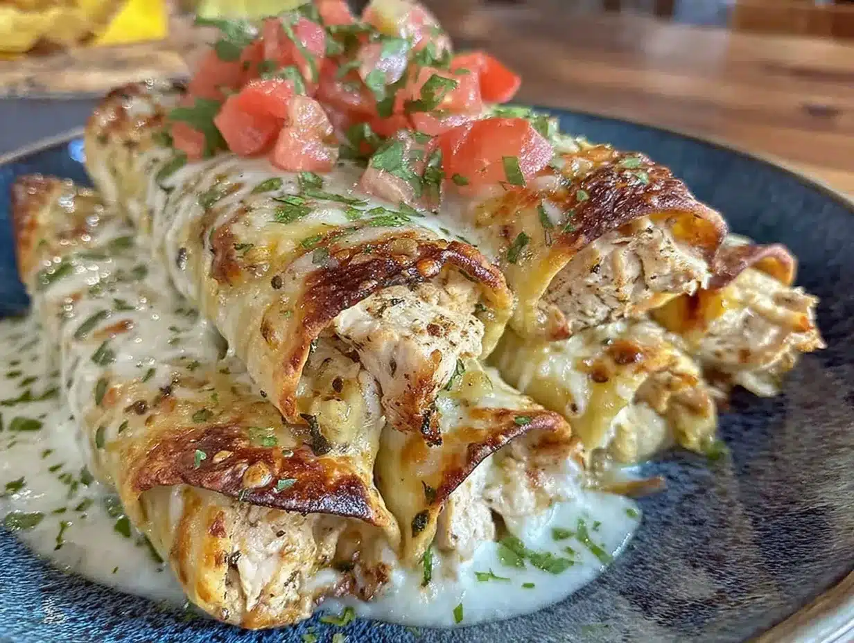 cream cheese chicken taquitos preparation steps