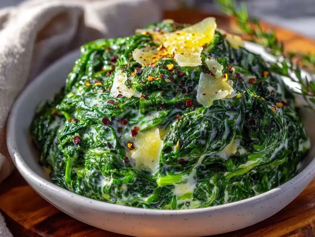Creamed Spinach Recipe preparation steps