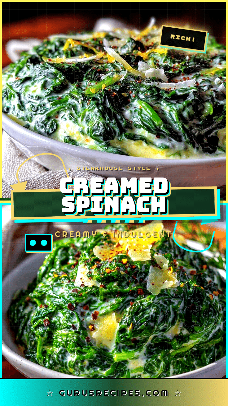 Creamed Spinach Recipe recipe