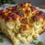 creamy baked macaroni and cheese - featured image