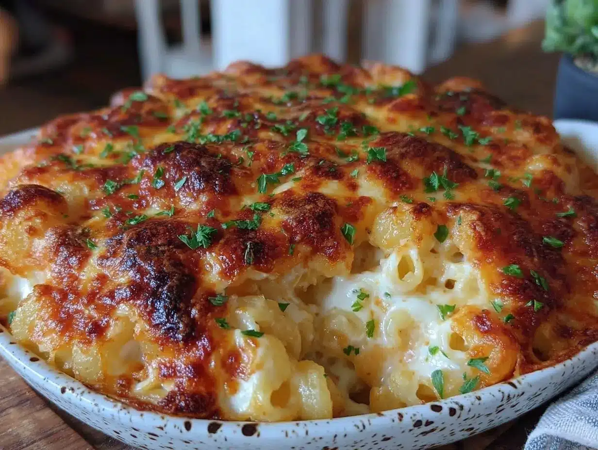 creamy baked macaroni and cheese preparation steps