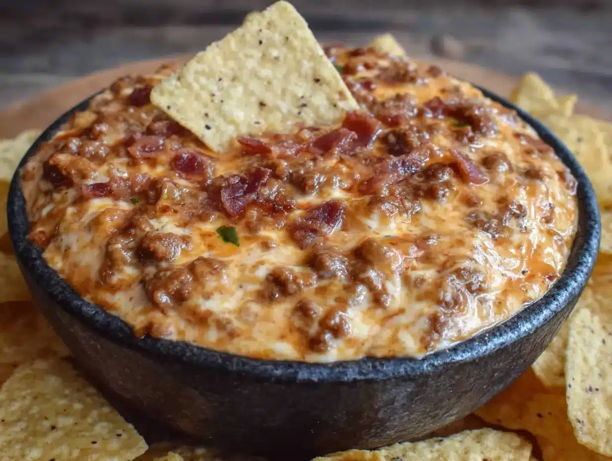 creamy chili cheese dip preparation steps