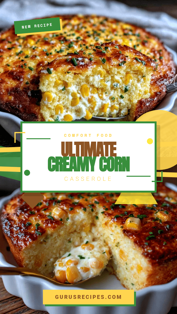 creamy corn casserole recipe
